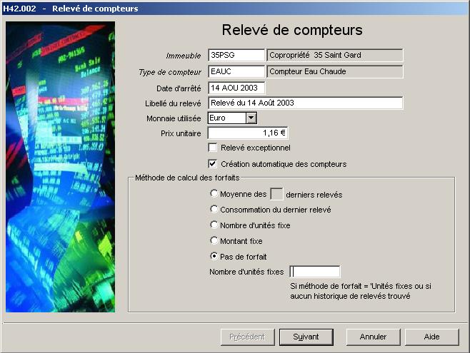 Gestion des compteurs